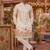 Multicolor carnival special cotton heavy crochet sequins digital printed men's kurta