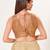 women's tissue padded back open sleeveless saree blouse