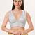 women's tissue padded back open sleeveless saree blouse