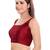 women's dupion silk blend  padded back open sleeveless saree blouse