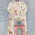Multicolor carnival special cotton heavy crochet sequins digital printed men's kurta