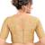 women's mulbury silk blend  padded back open elbow-sleeves saree blouse