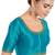 women's mulbury silk blend  padded front open elbow-sleeves saree blouse