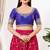 women's mulbury silk blend  padded back open elbow-sleeves saree blouse