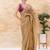 women's silk blend  padded back-open sleeveless saree blouse