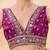 women's silk blend  padded back-open sleeveless saree blouse
