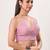 women's sequence padded back-open sleeveless saree blouse