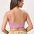 women's sequence padded back-open sleeveless saree blouse