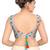 women's mulbury silk blend  padded back open sleeveless saree blouse