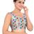 women's mulbury silk blend  padded back open sleeveless saree blouse