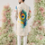 Festive special cotton digital printed heavy crochet sequins men's kurta bottom set