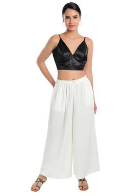 women's tissue padded back open sleeveless saree blouse 4