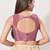 women's bandhani padded back-open sleeveless saree blouse