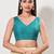 women's cotton padded back-open sleeveless saree blouse
