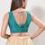 women's cotton padded back-open sleeveless saree blouse