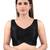 women's mulbury silk blend  padded back open sleeveless saree blouse