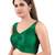 women's mulbury silk blend  padded back open sleeveless saree blouse