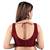 women's mulbury silk blend  padded back open sleeveless saree blouse