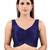 women's mulbury silk blend  padded back open sleeveless saree blouse
