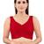 women's mulbury silk blend  padded back open sleeveless saree blouse