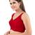 women's mulbury silk blend  padded back open sleeveless saree blouse