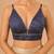 women's satin crush padded back open sleeveless saree blouse