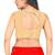 women's mulbury silk blend  padded back open sleeveless saree blouse