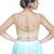 women's net padded back open sleeveless saree blouse