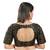 women's dupion silk blend  padded back open elbow-sleeves saree blouse