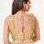 women's silk blend  padded back open sleeveless saree blouse