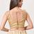 women's embroidery padded back-open sleeveless saree blouse