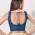 women's brocade padded back open sleeveless saree blouse