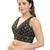 women's velvet padded back open short-sleeves saree blouse