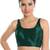 women's dupion silk blend  padded back open sleeveless saree blouse