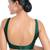 women's dupion silk blend  padded back open sleeveless saree blouse