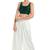women's dupion silk blend  padded back open sleeveless saree blouse