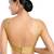women's dupion silk blend  padded back open sleeveless saree blouse