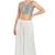 women's jain silk blend  padded back open sleeveless saree blouse