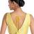 women's jain silk blend  padded back open sleeveless saree blouse