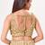 women's satin silk blend  padded back open sleeveless saree blouse