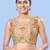 women's computer-work padded back-open elbow-length-sleeves saree blouse