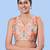 women's computer-work padded back-open elbow-length-sleeves saree blouse