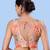 women's computer-work padded back-open elbow-length-sleeves saree blouse