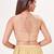 women's net padded back open sleeveless saree blouse