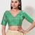 women's cotton padded back open elbow-sleeves saree blouse