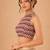 women's net padded back open sleeveless saree blouse