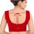 women's velvet padded back open sleeveless saree blouse