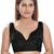 women's silk blend  padded back open sleeveless saree blouse