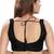 women's silk blend  padded back open sleeveless saree blouse