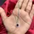 Blue Teardrop Maang Tikka, CZ Stone Indian Bridal Jewelry